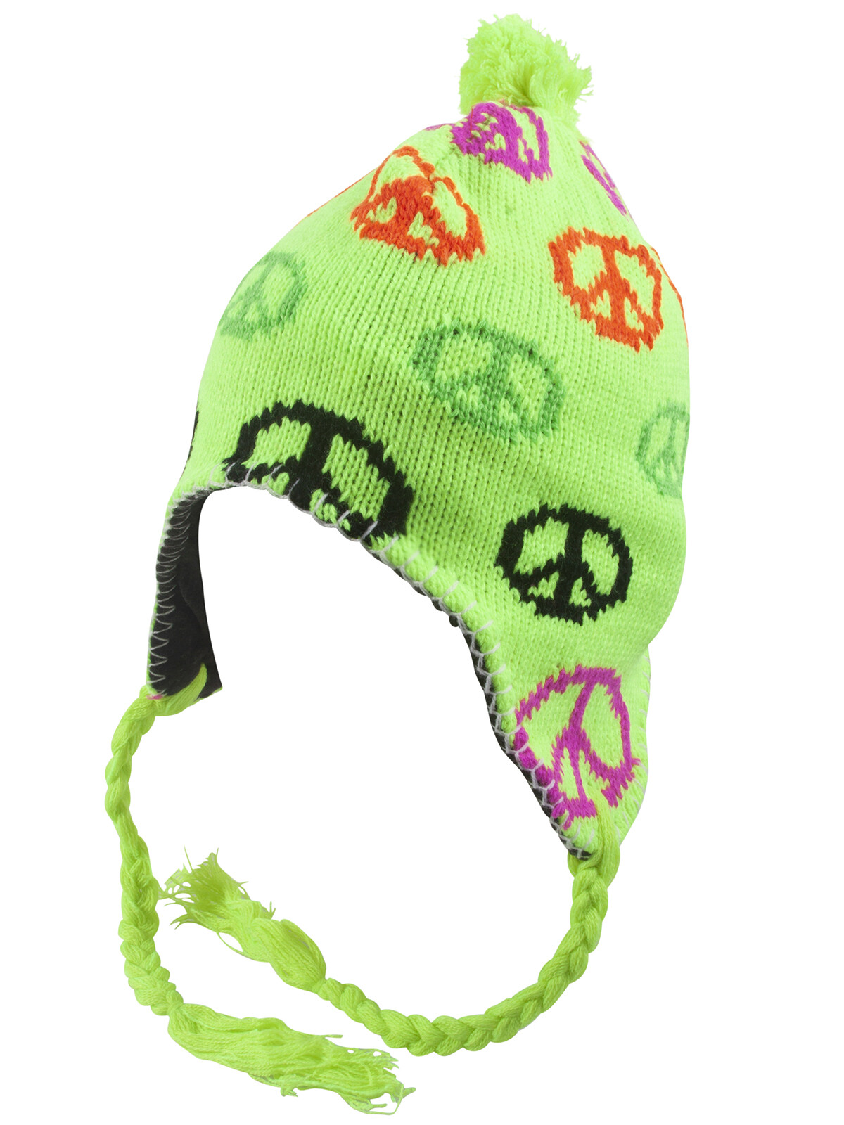 Top Headwear Peruvian Chullo Hat - Peace