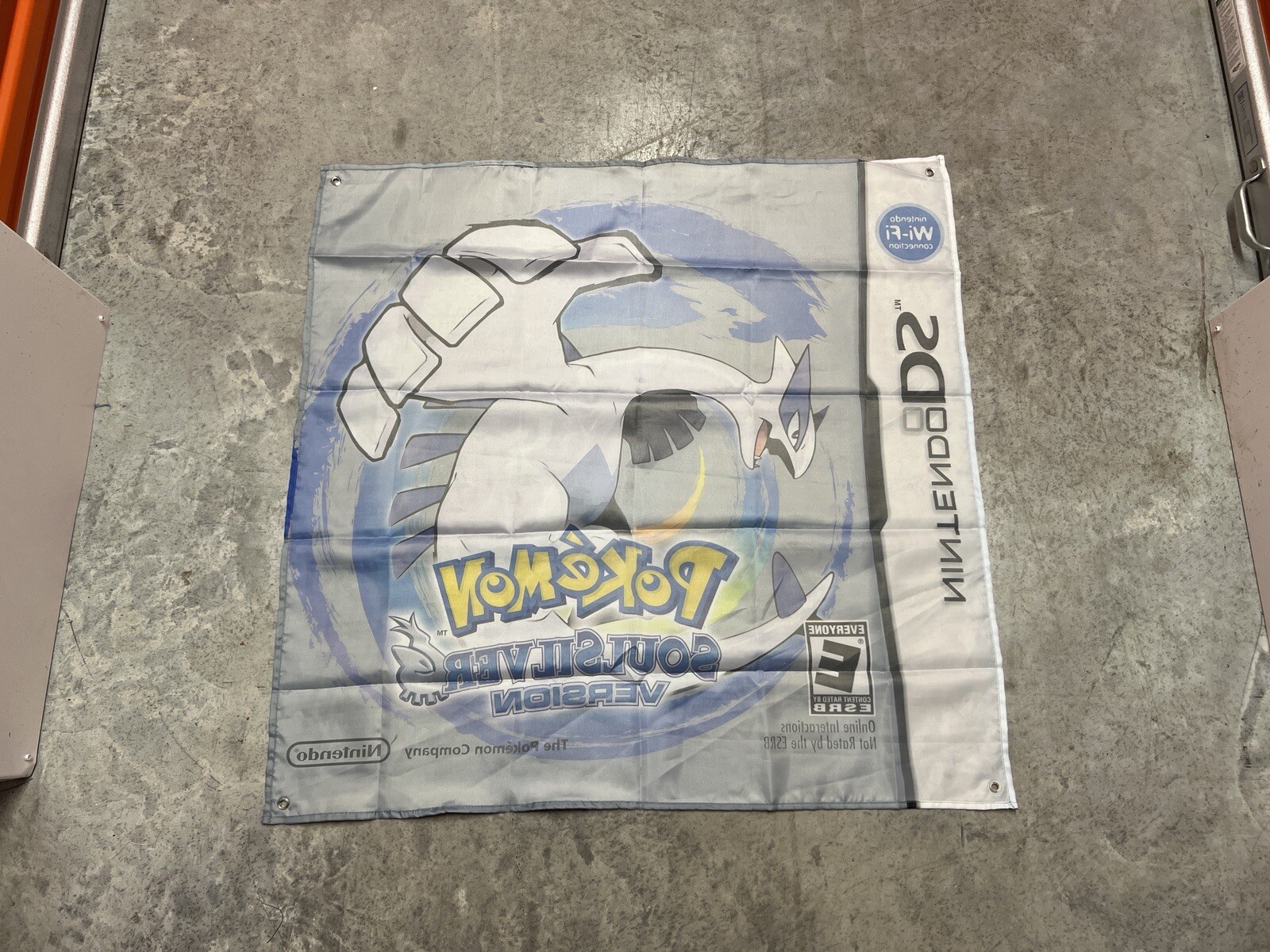 Pokemon Soul Silver Version DS Wall Flag Banner Tapestry 3 x 3 Ft