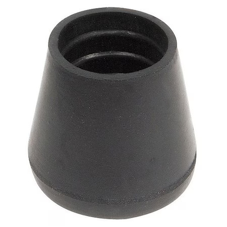 Protective Leg Tip, Slipon, Rd, 31/64", Pk25, Ctb 16G