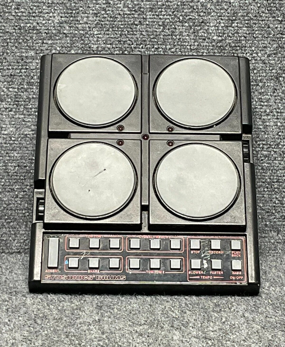 Vintage Mattel Synsonics Drums Sequencer Drum Machine No Power Adapter 21885