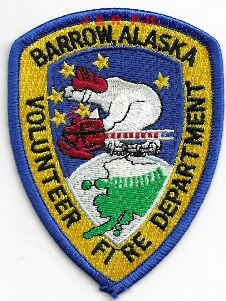 Barrow Vol. Fire Dept., Alaska  (3" x 4" size) fire patch