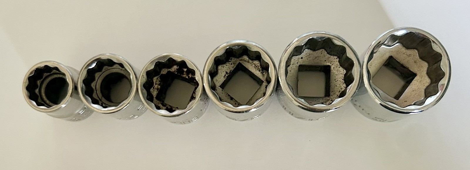 Craftsman 3/8" Drive 12 Point SAE Socket Set 7/16 to 3/4