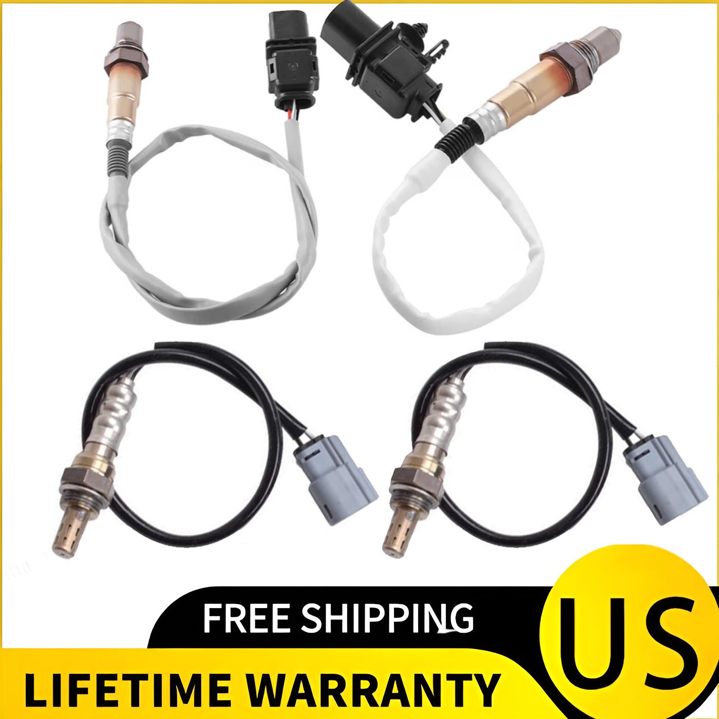 Upstream Downstream Oxygen Sensor 02 O2 Fits 2011-2014 Ford F-150 5.0L 6.2L F150