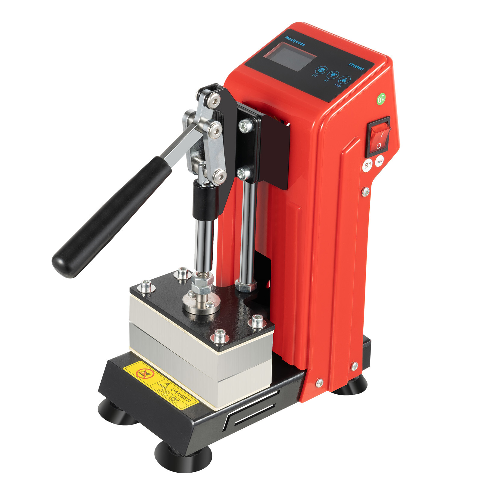 900W Heat Press Machine Mini Manual Heat Presser Heavy Duty Hot Press Stamping