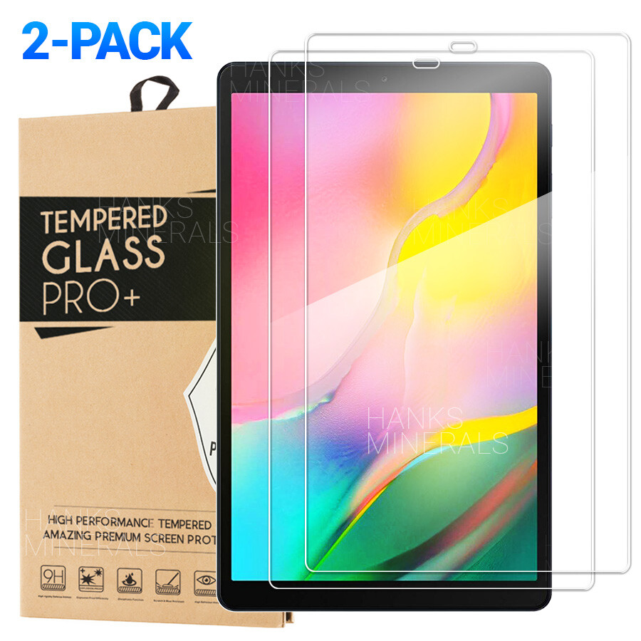 2-Pack Tempered Glass Screen Protector For Galaxy Tab A 10.1" 2019 T510 T515