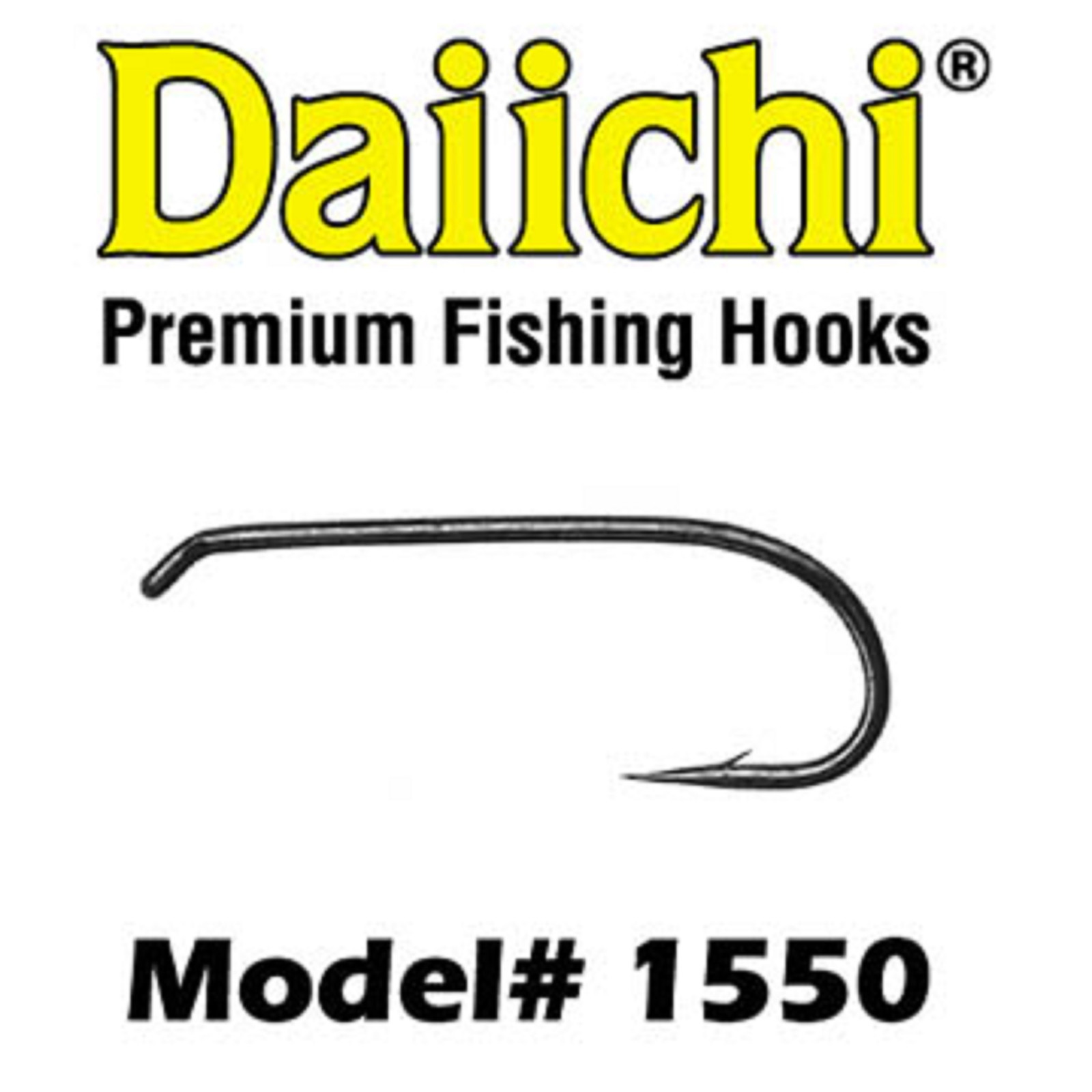 DAIICHI 1550 Standard Nymph Hook  25 pack -- Fly Tying ( Alt. TMC 3769 )