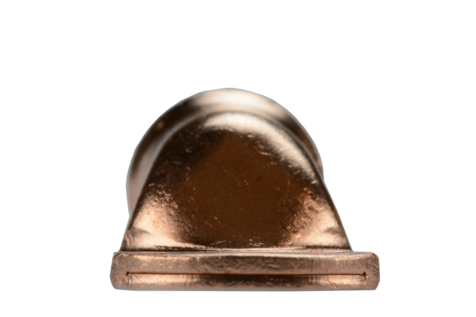100 Lot 1/0 3/8" Hole Ring Terminal Lug Bare Copper Uninsulated AWG Gauge