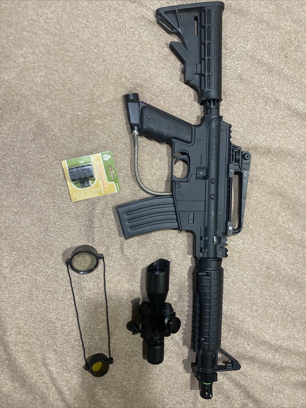 Tippmann US Army Alpha Elite Paintball Marker - Black