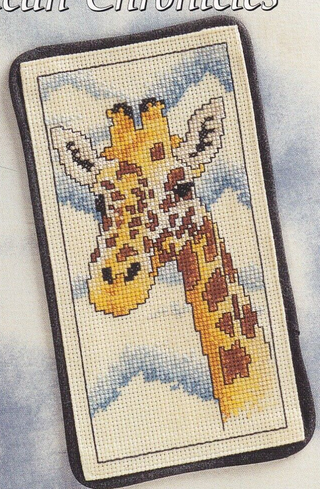 Cross Stitch Pattern AFRICAN CHRONICLES Giraffe Needlecraft Shop Leaflet