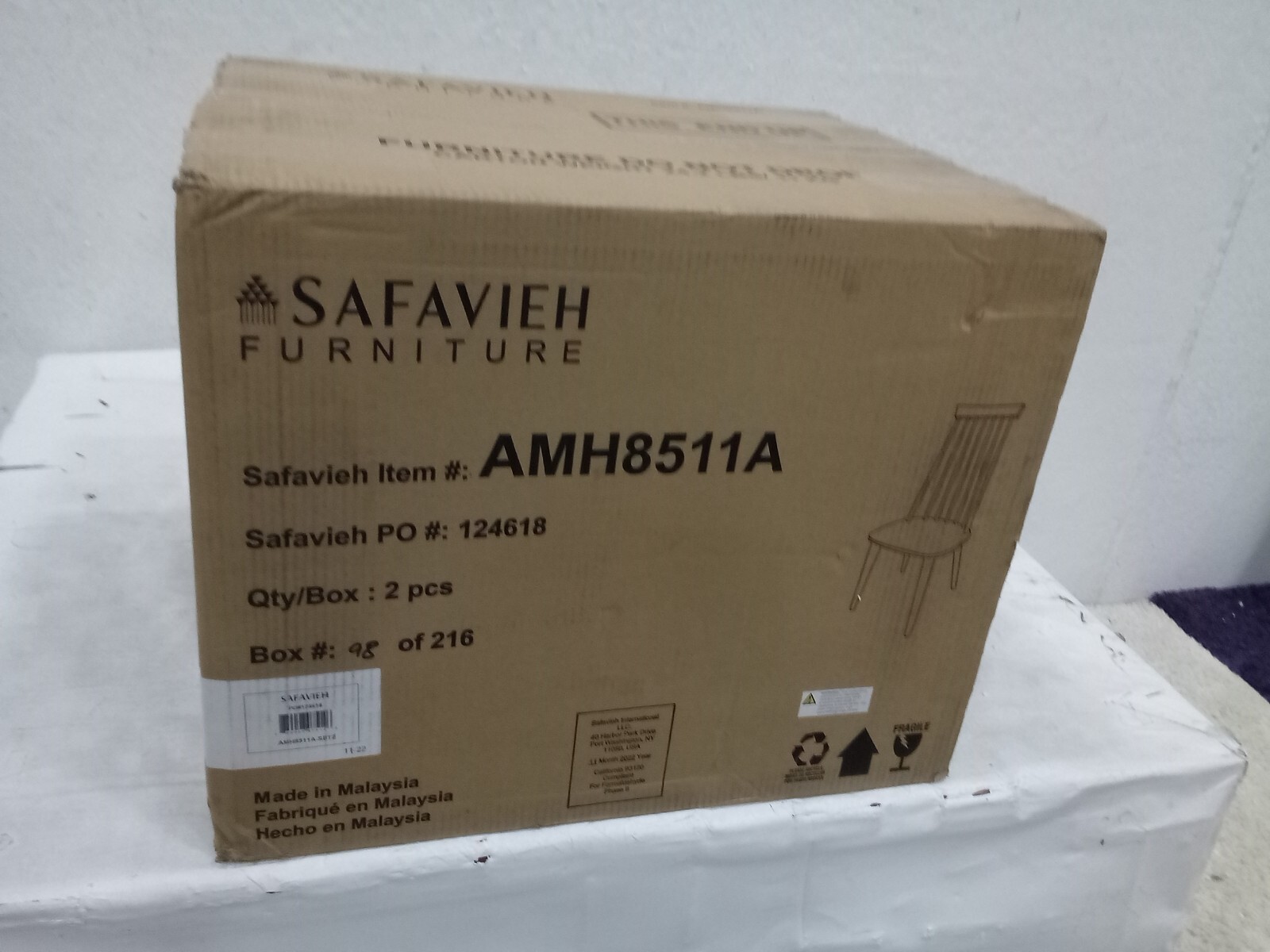Safavieh Burris Side Chair, Reduced Price 2172716079 AMH8511A-SET2