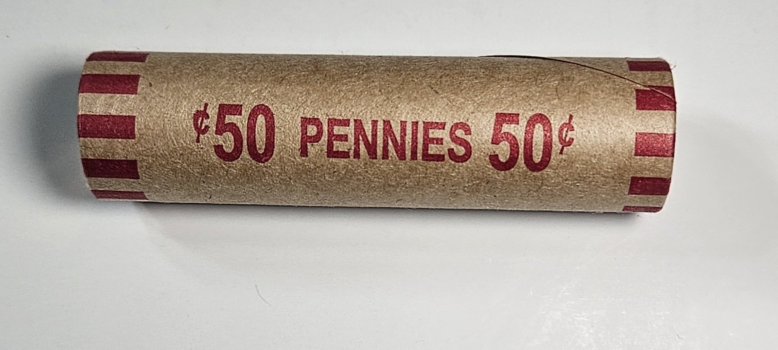 2025 P   1 Roll Lincoln Shield Cents  50 Pennies -  Last Year Of Production