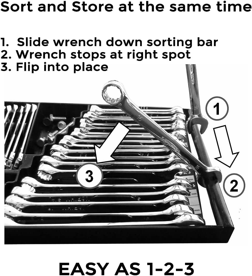 Wrench Organizer - Red
