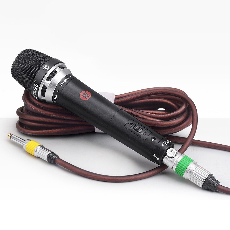 Tiwastage Cardioid Dynamic Vocal Microphone With 16.4 ft XLR Cable