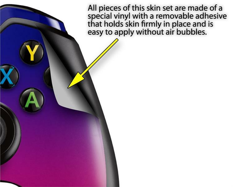Smooth Fades Hot Pink Blue Skin for XBOX One Controller