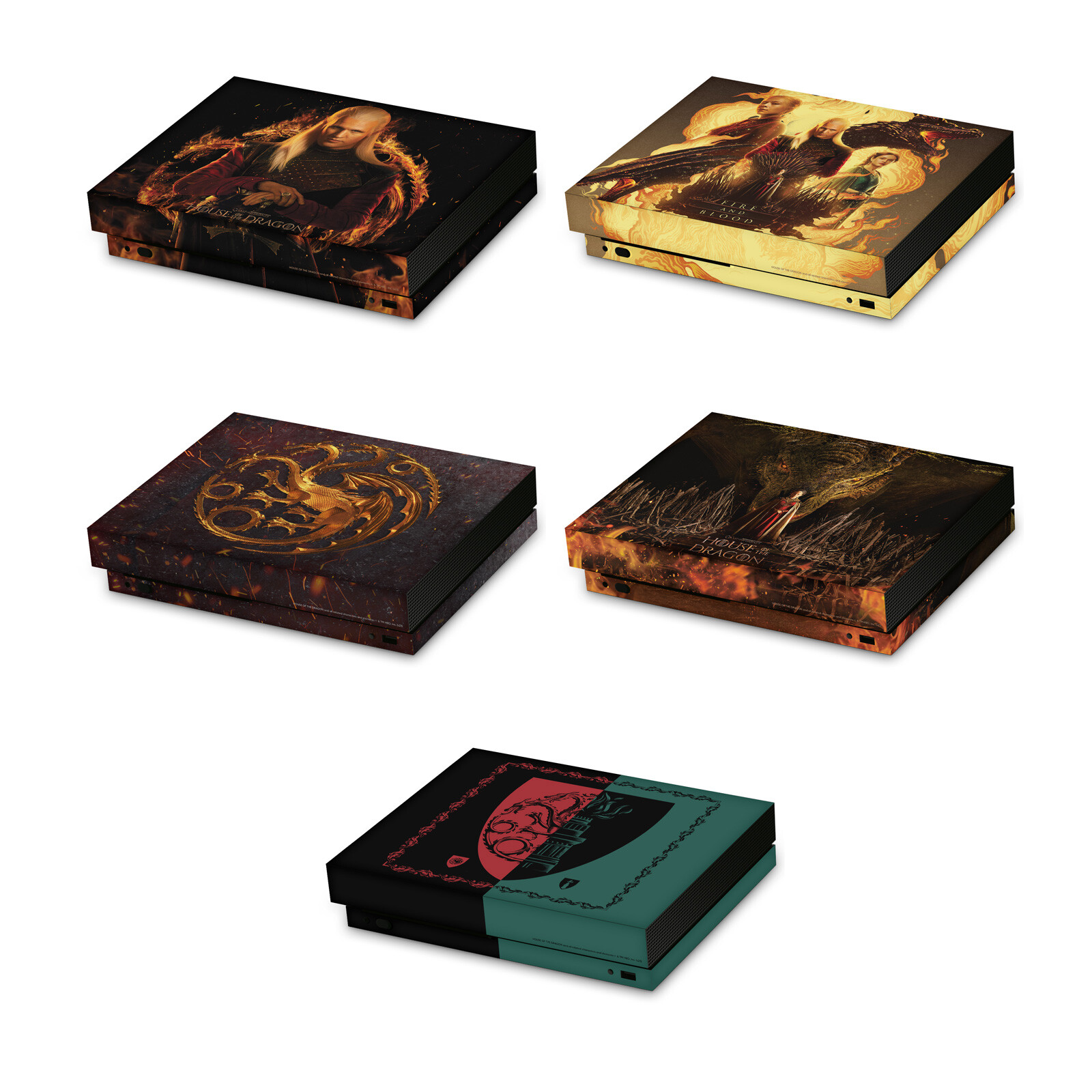HOUSE OF THE DRAGON: TV SERIES SIGILS & CHARACTERS VINYL SKIN XBOX ONE X CONSOLE