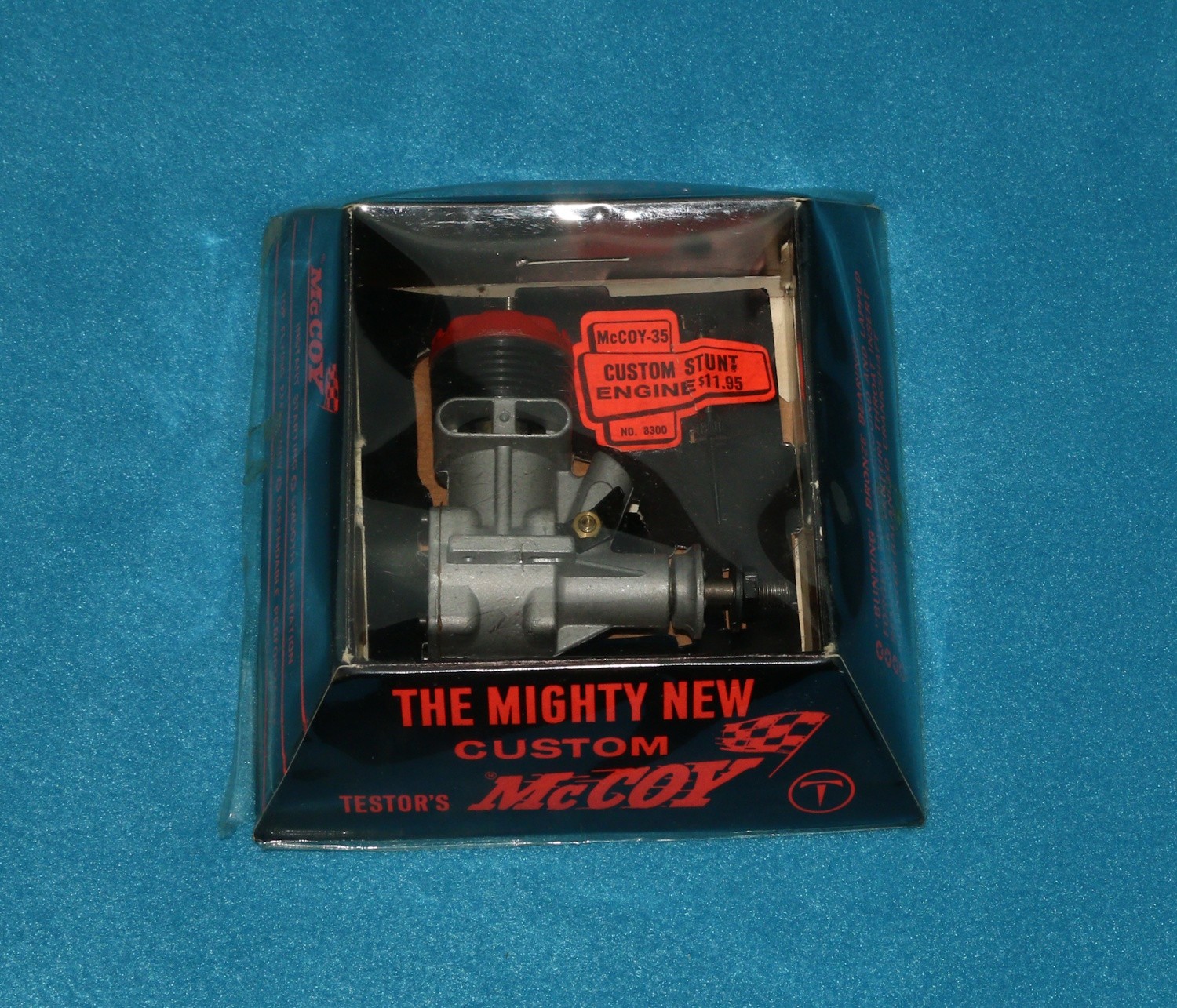 RC Model Airplane Car Boat Engine Testor McCoy 35 Red Head Retail Box MIB