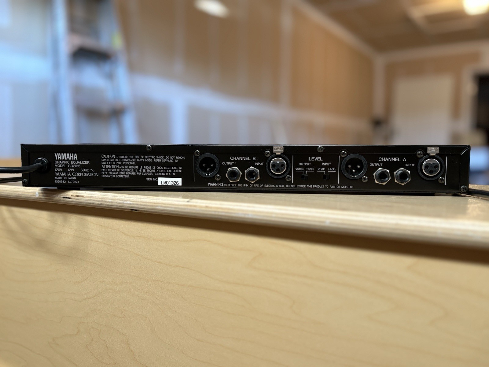 Yamaha GQ2015 Stereo Graphic Equalizer