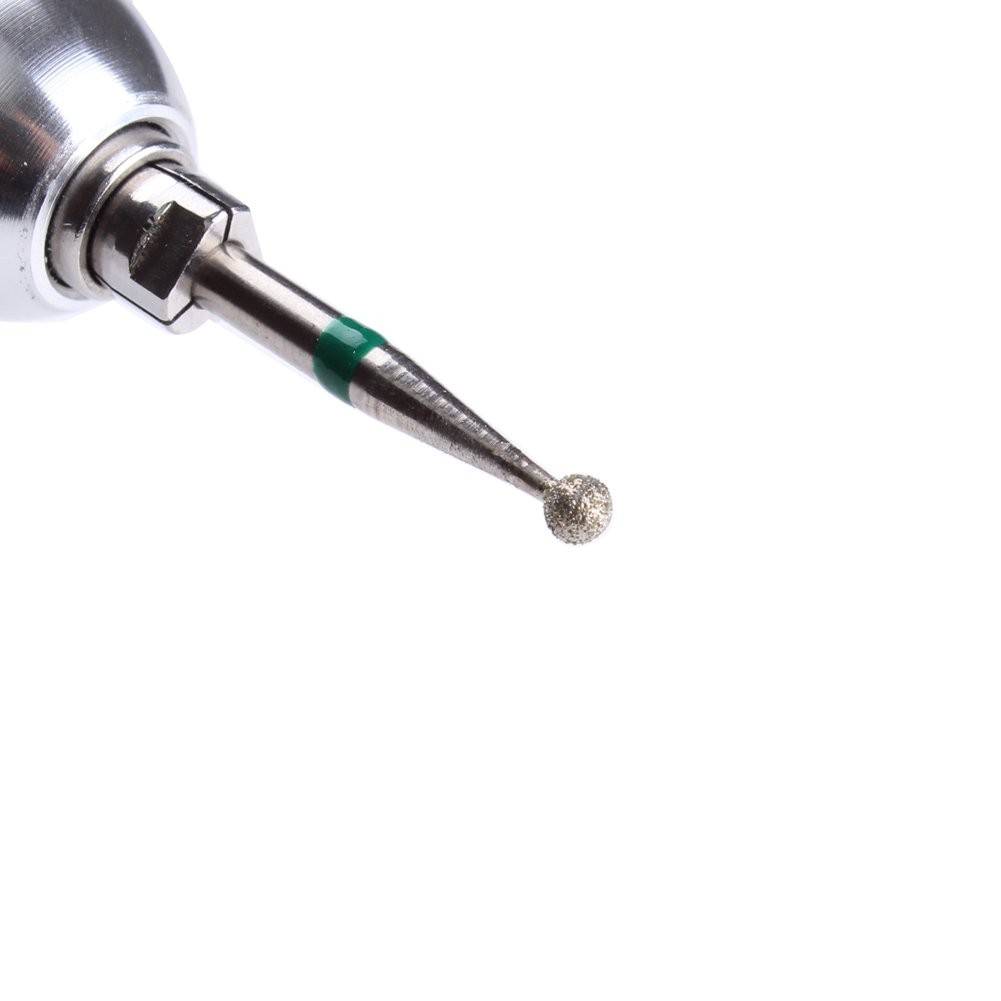 3PCS Diamond Cuticle Drill Bits - Professional Nail Care & Detail Work