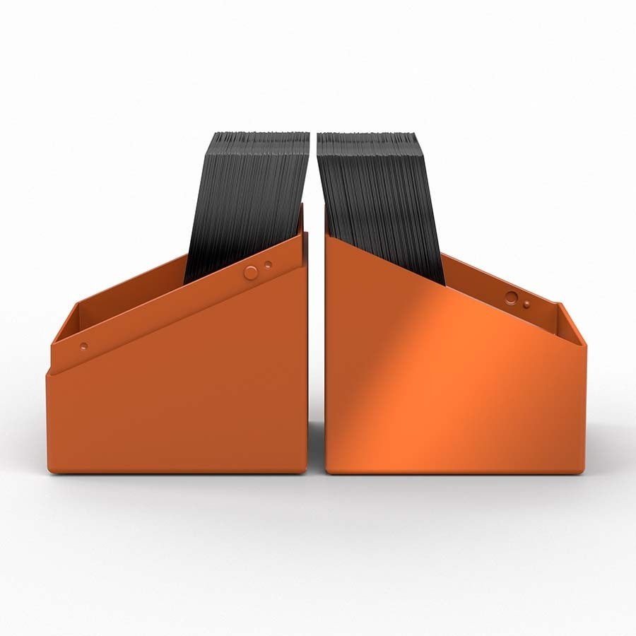 1 Ultimate Guard Solid Orange Boulder 100+ Deck Box