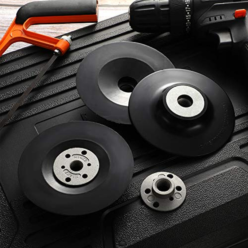 3 Pieces 4-1/2 Inch 14 Mm Sanding Disc Backing Pads Replacement Disc Backing Pad
