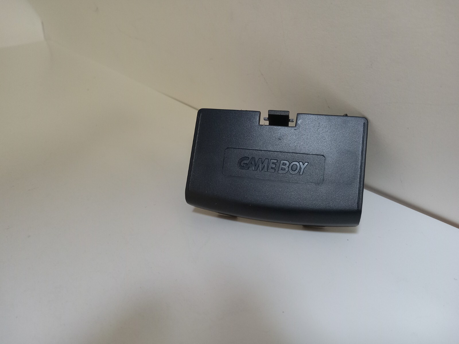 NEW SOLID BLACK Battery cover lid for GBA Gameboy Advance Console W/LOGO