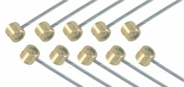 10 x All Models Vespa Inner Clutch Cable  Barrel Nipple L: 2000mm Thick 1.9mm
