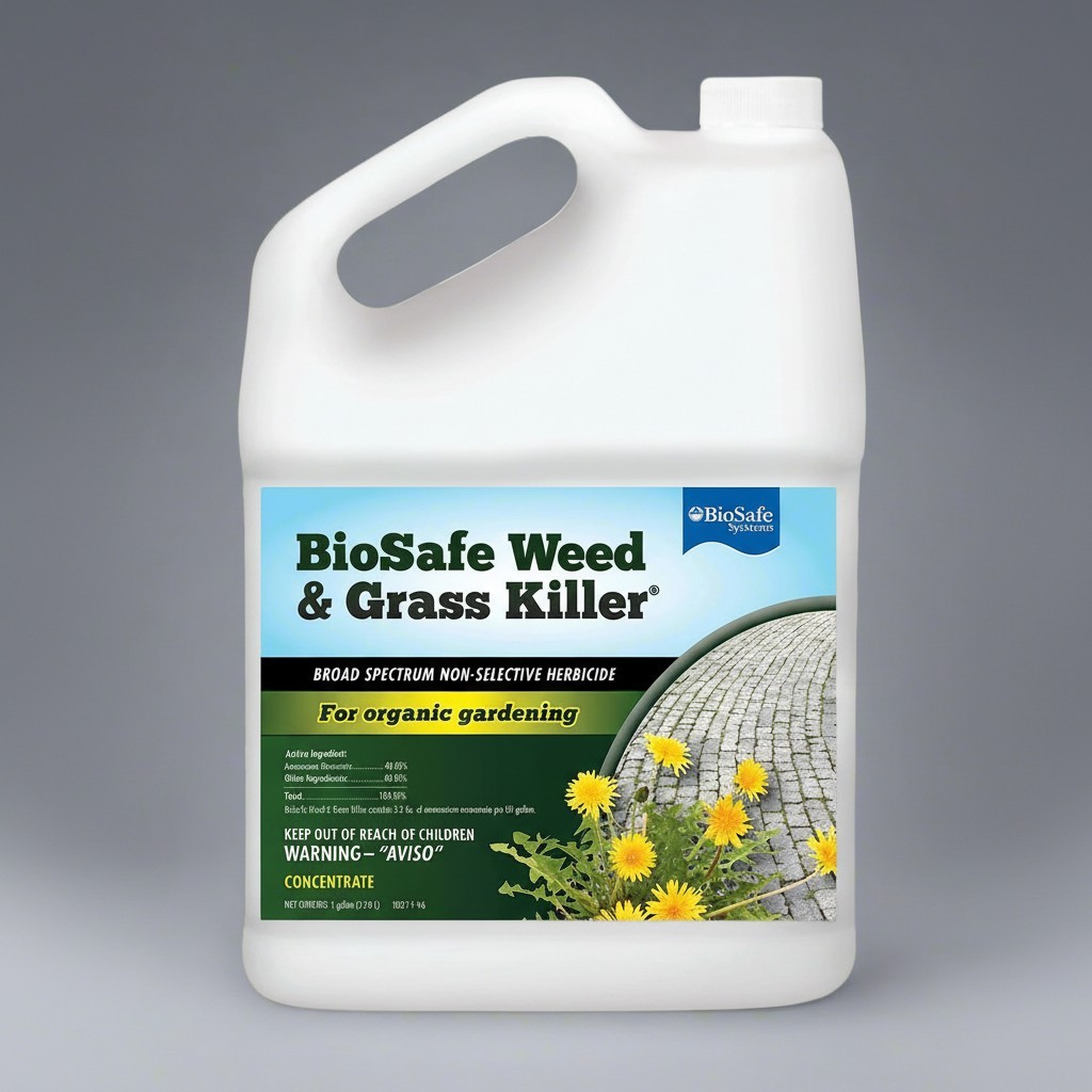 Weed & Grass Killer Non-Selective Herbicide 128 fl oz by Biosafe Systems