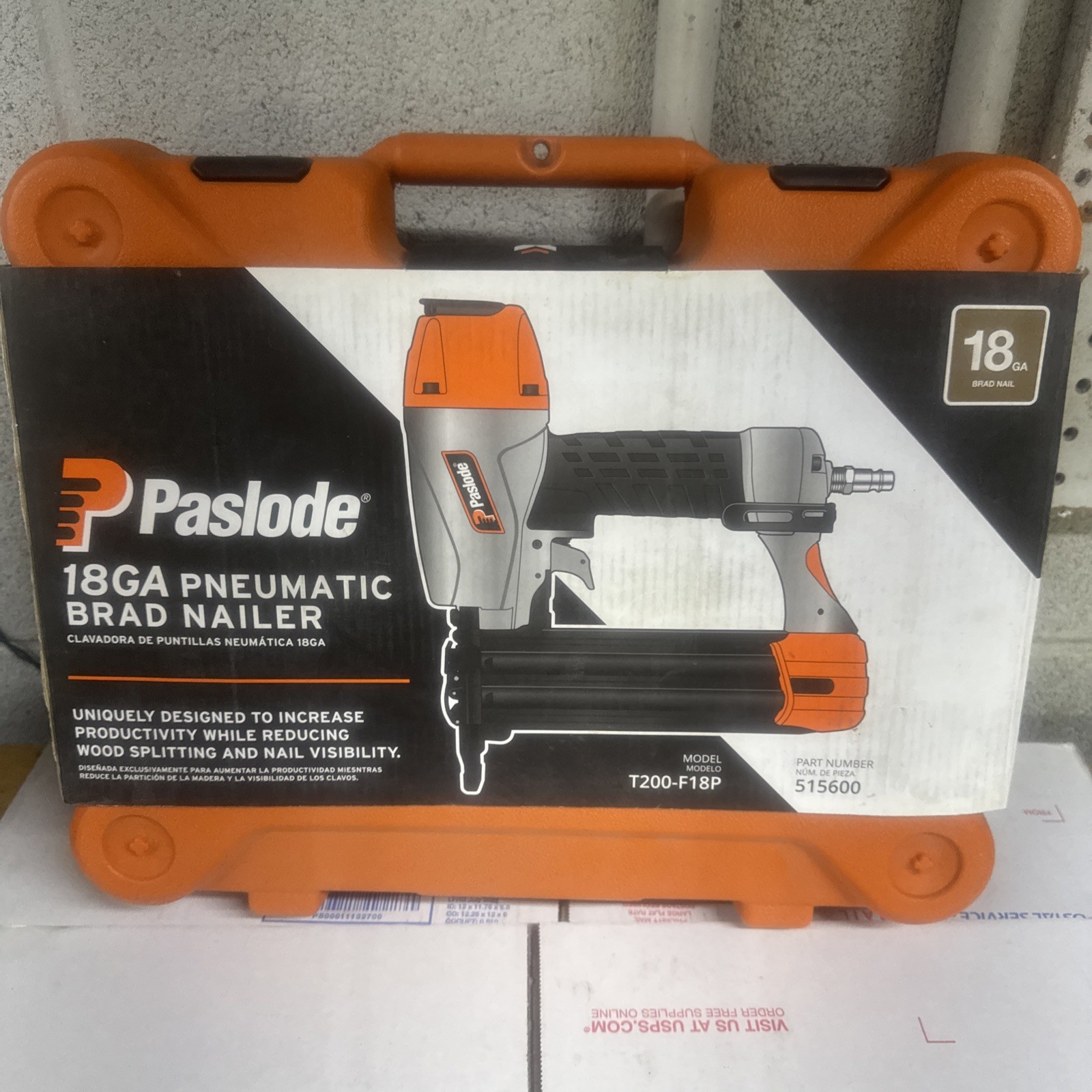 Paslode 18g Pneumatic Brad Nailer 515600 BRAND NEW UNOPENED Ships Free