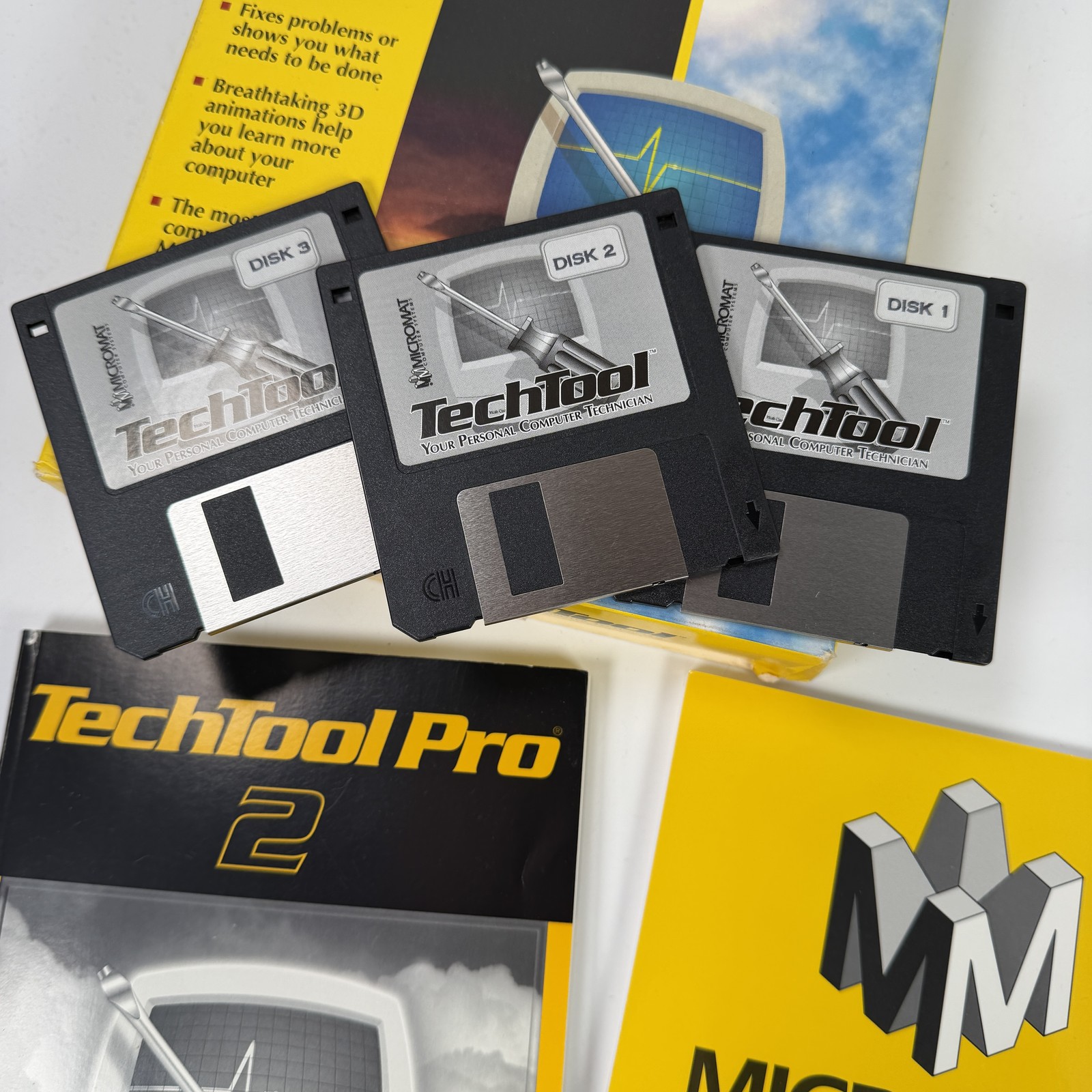 Micromat TechTool Pro 2 Mac OS System 7+ Diagnostics Utility Software Floppy