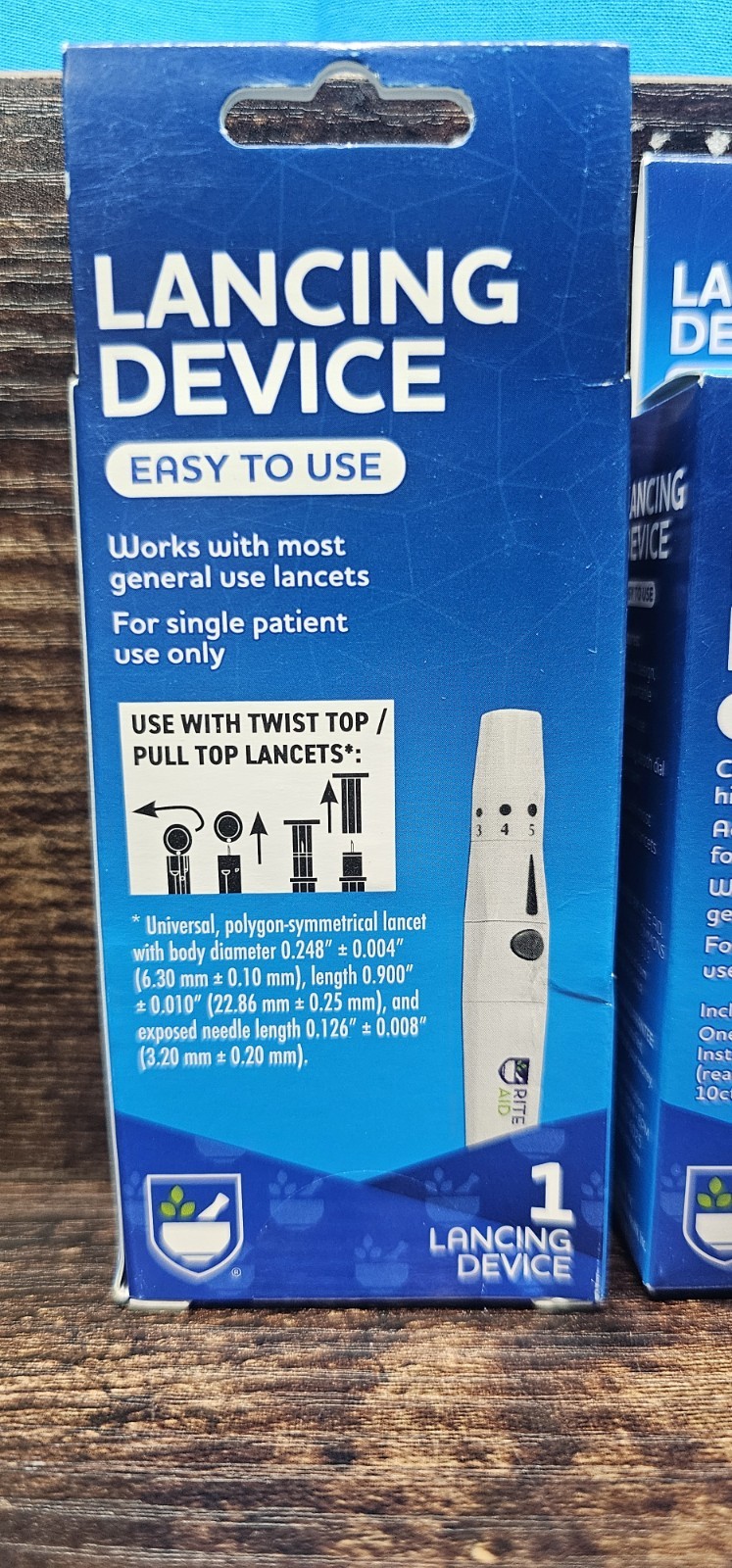 Rite Aid Lancing Device - 3 BOXES Exp 6/28