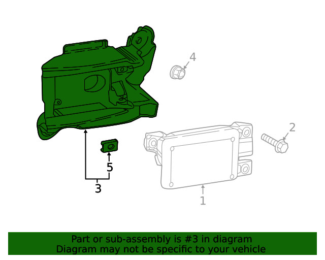Genuine Mazda Blind Spot Detection System Warning Sensor Bracket DB2S-67-Z4X