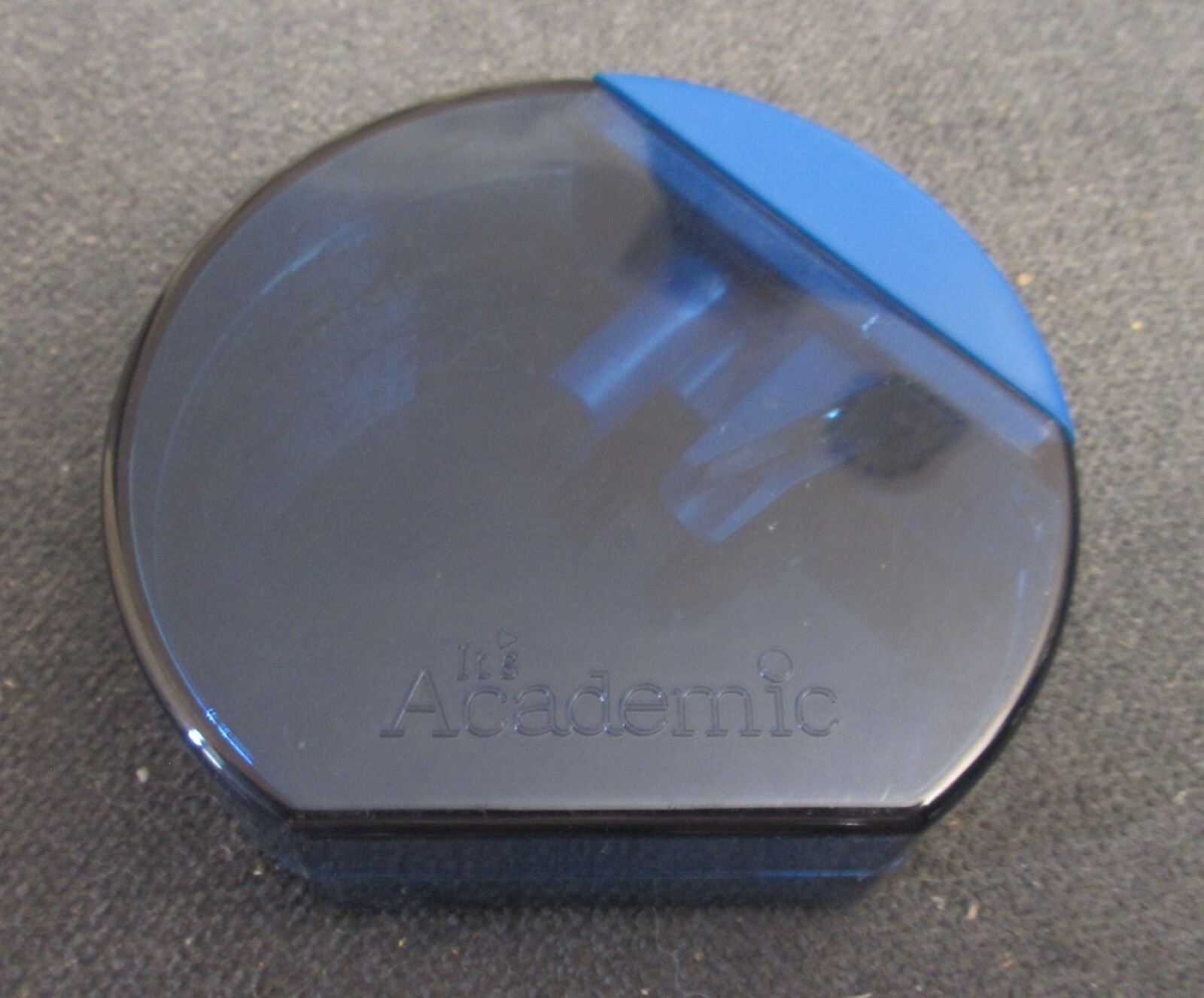 It's Academic Blue Two Hole Pencil Sharpener