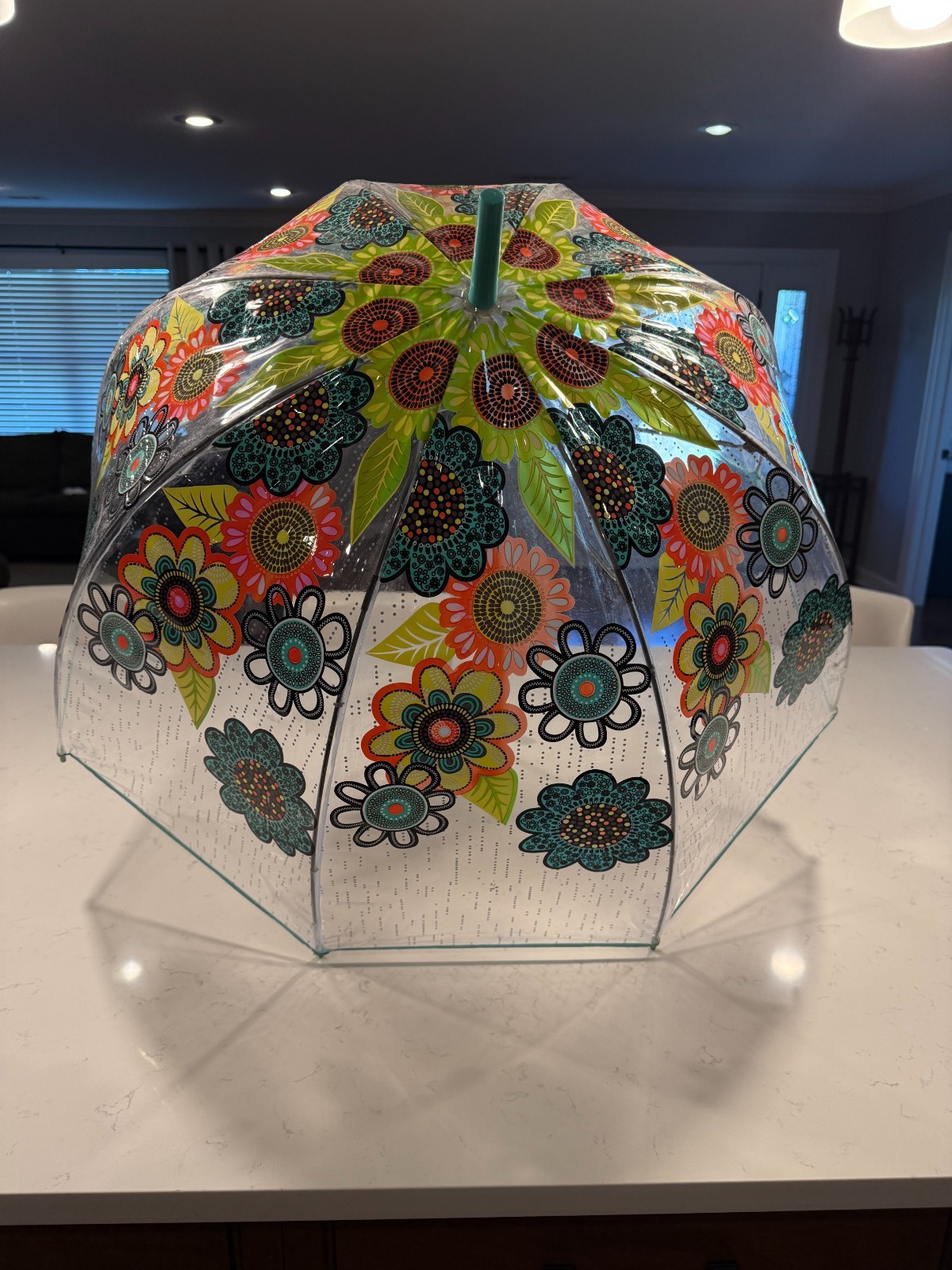 VERA BRADLEY FLOWER SHOWER BUBBLE UMBRELLA