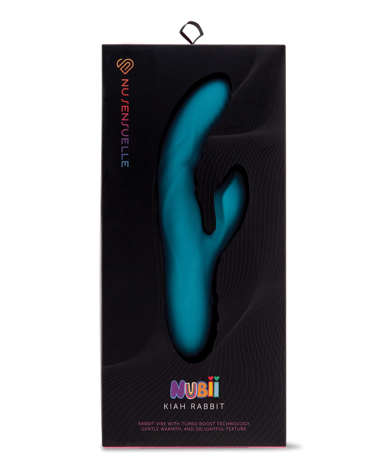 Nu Sensuelle Nubii Kiah Turbo Boost & Heating Dual Stim Rabbit - Blue