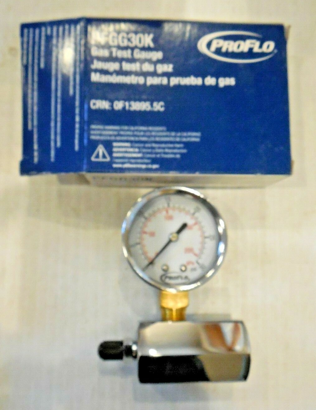 PROFLO 2" Gas Test Gauge Assembly 0-30 lb. PFGG30K