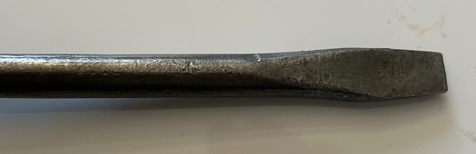 VTG #8 PERFECT HANDLE SCREWDRIVER LARGE 11-1/4" WITH 5/16" FLATHEAD TIP MARKED