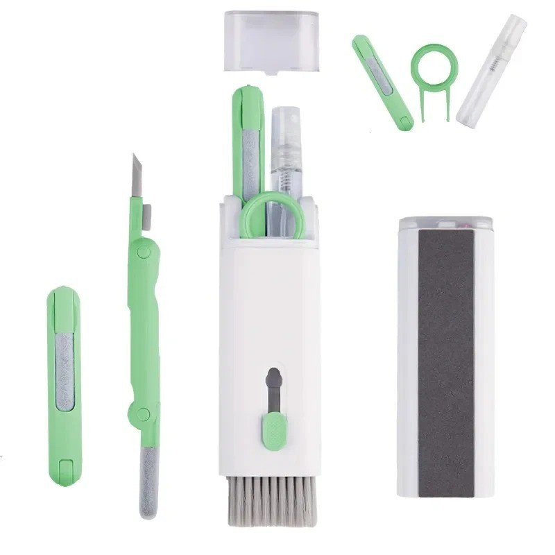 7 in 1 Keyboard Cleaning Kit Brush Keycap Puller for Laptop Phone Earbuds