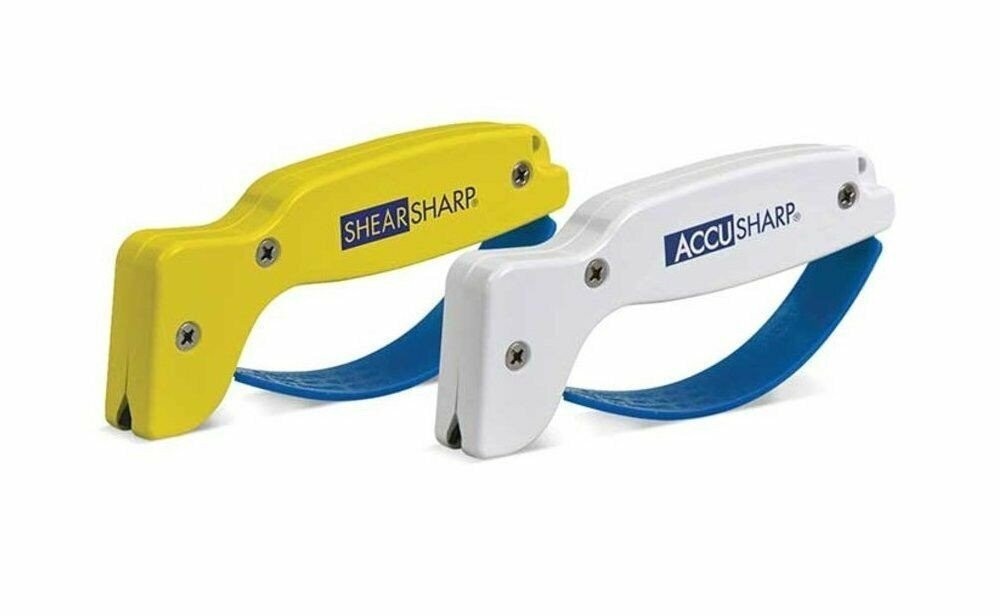 AccuSharp Yellow-White Tungsten Carbide Knife Sharpeners Set of Two - AS12