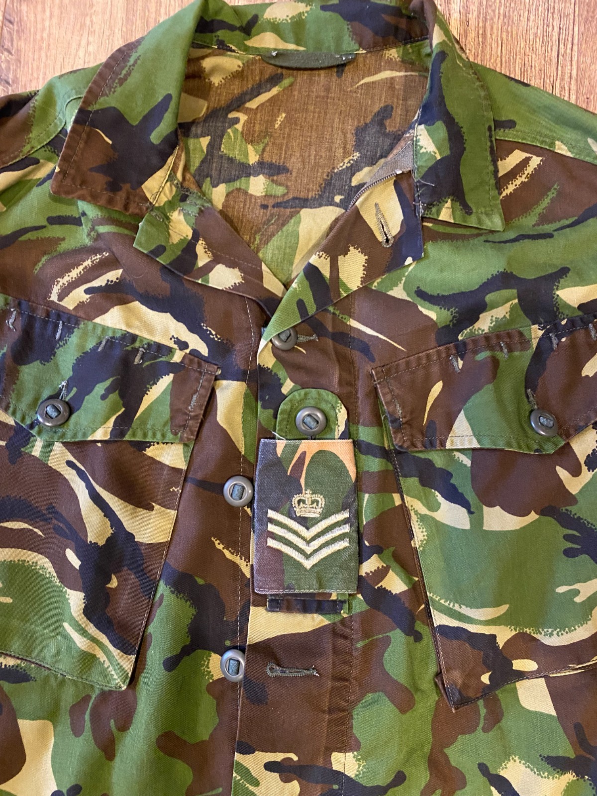British Royal Marine Camouflage DPM Uniform size medium regular, never worn