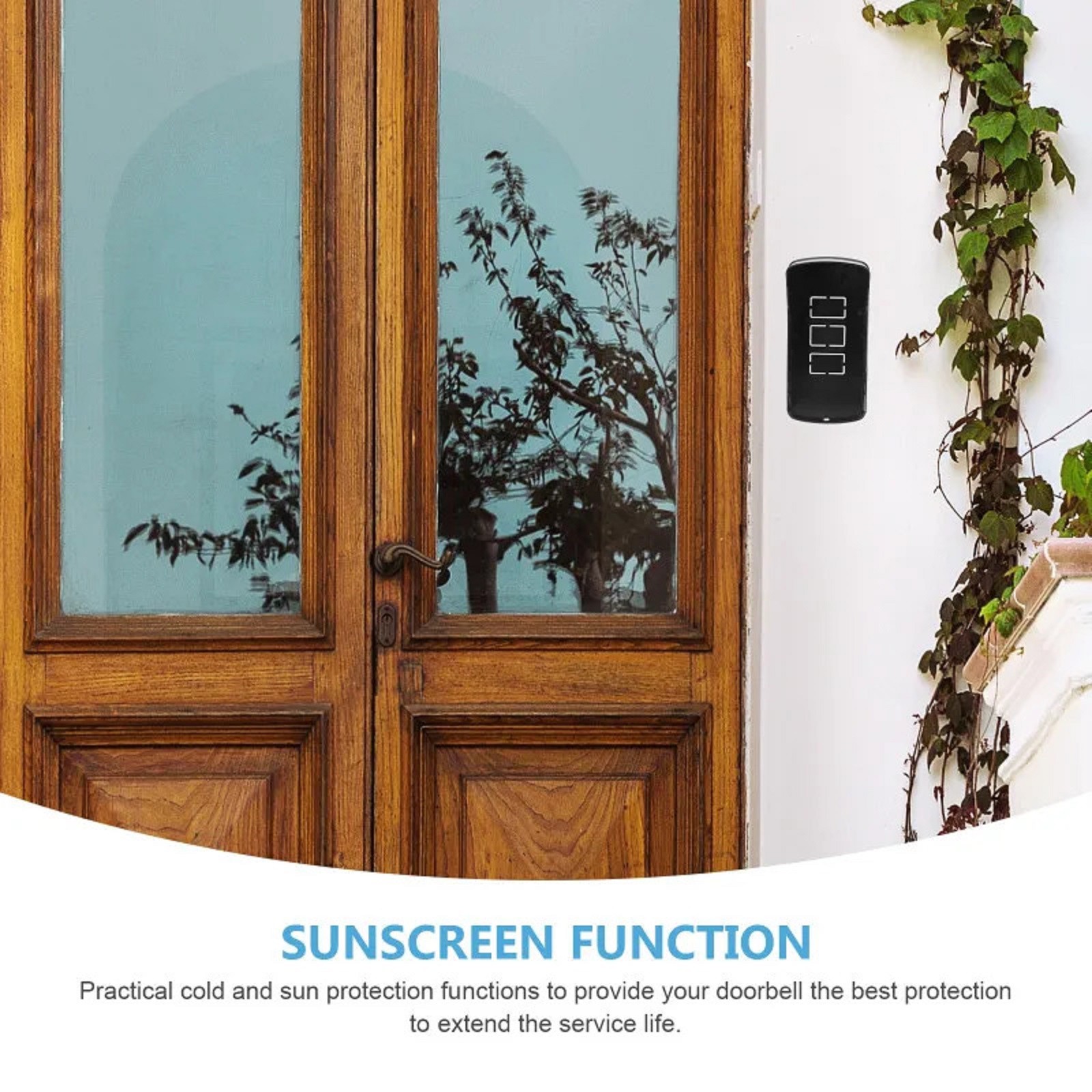 Access Control Plastic Rain Cover Video Doorbell Rainproof Waterproof Shell a