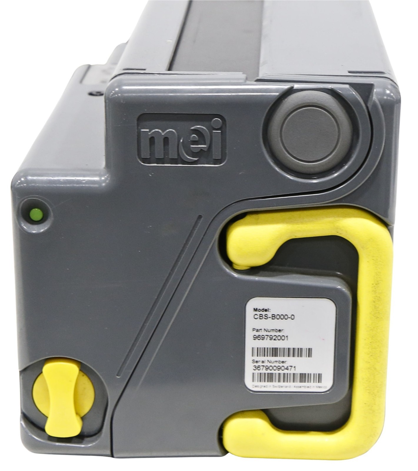 MEI CBS-B000-0 Small Cash Box, No Lock, for NCR 7350 Bill Note Recycler (BNR)