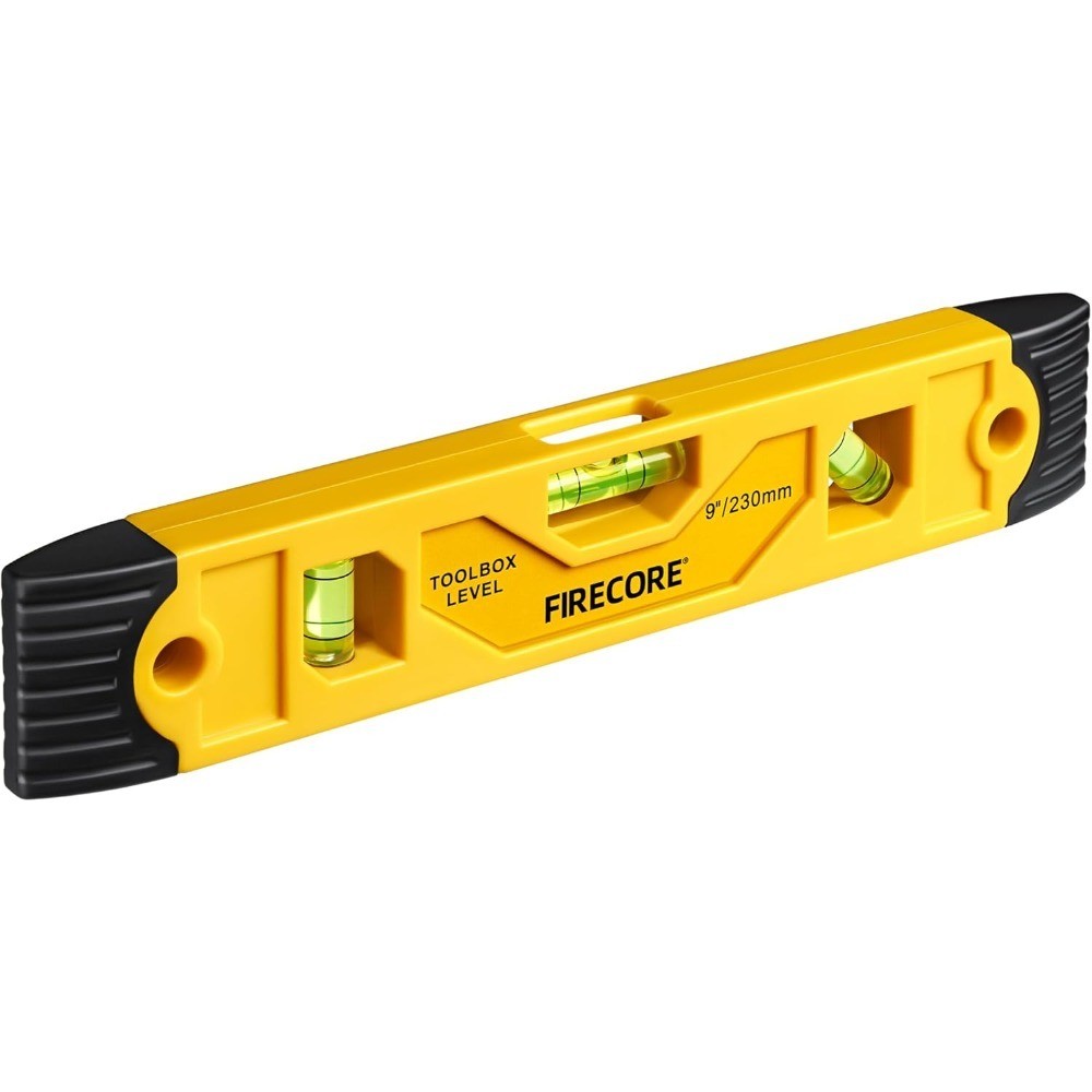 Torpedo Level Magnetic, 9 Inch Shockproof Small Leveler Tool with 3 Bubble