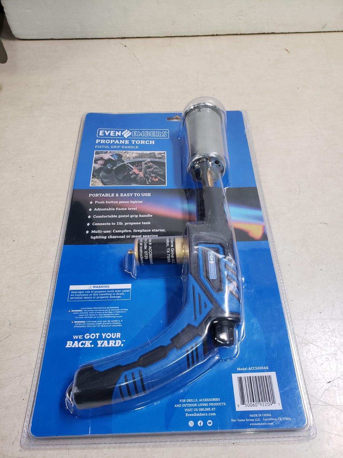 Even Embers Propane Torch ACC5000AS