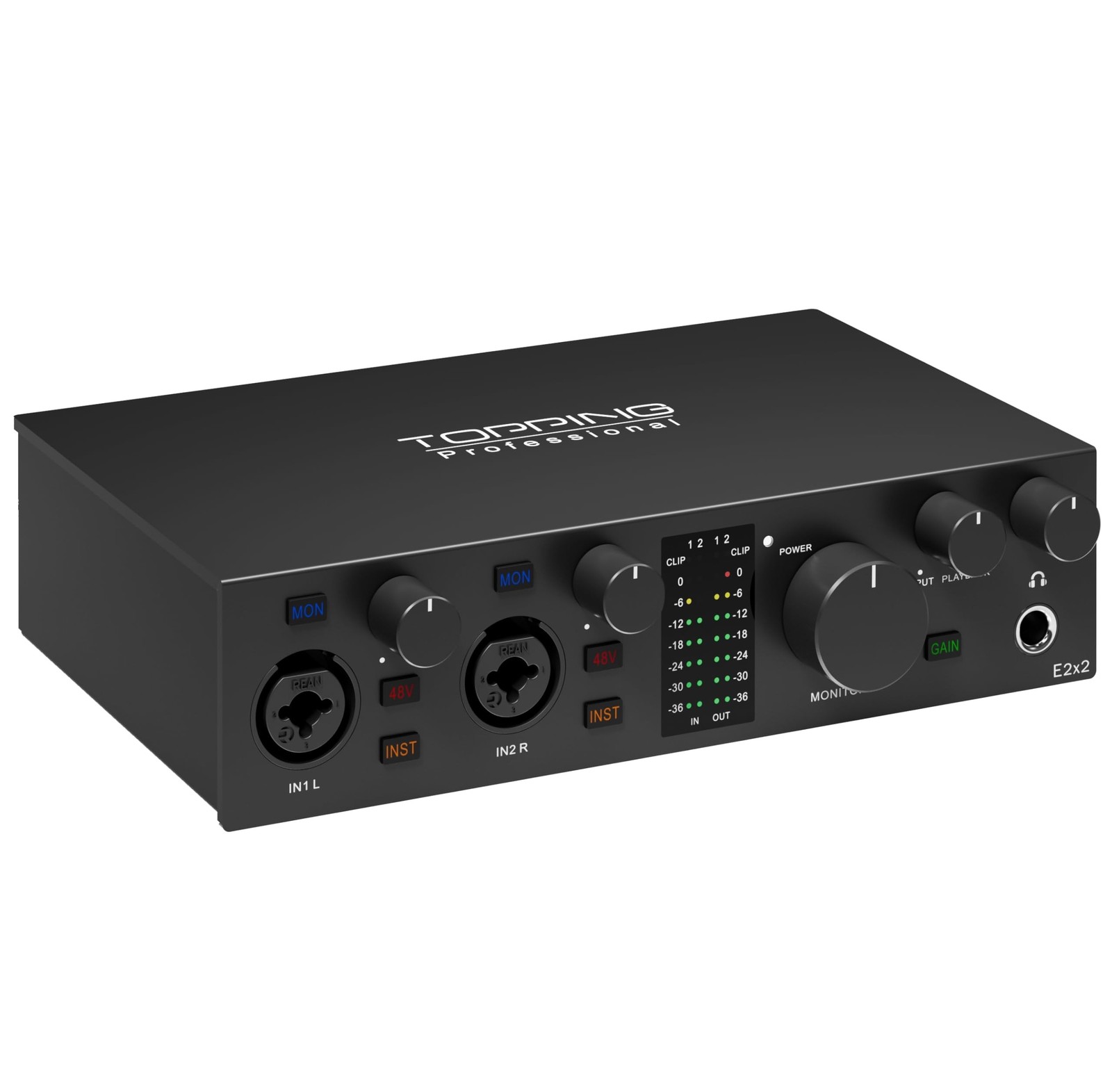 TOPPING E2X2 USB Audio Interface - High-Performance Mixer & Recordi... Fast Ship