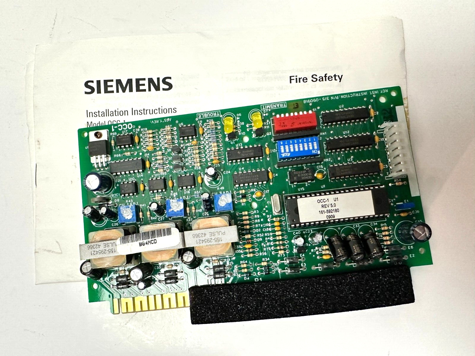 Siemens OCC-1 Fire Alarm Audio Control Card Used Free Shipping