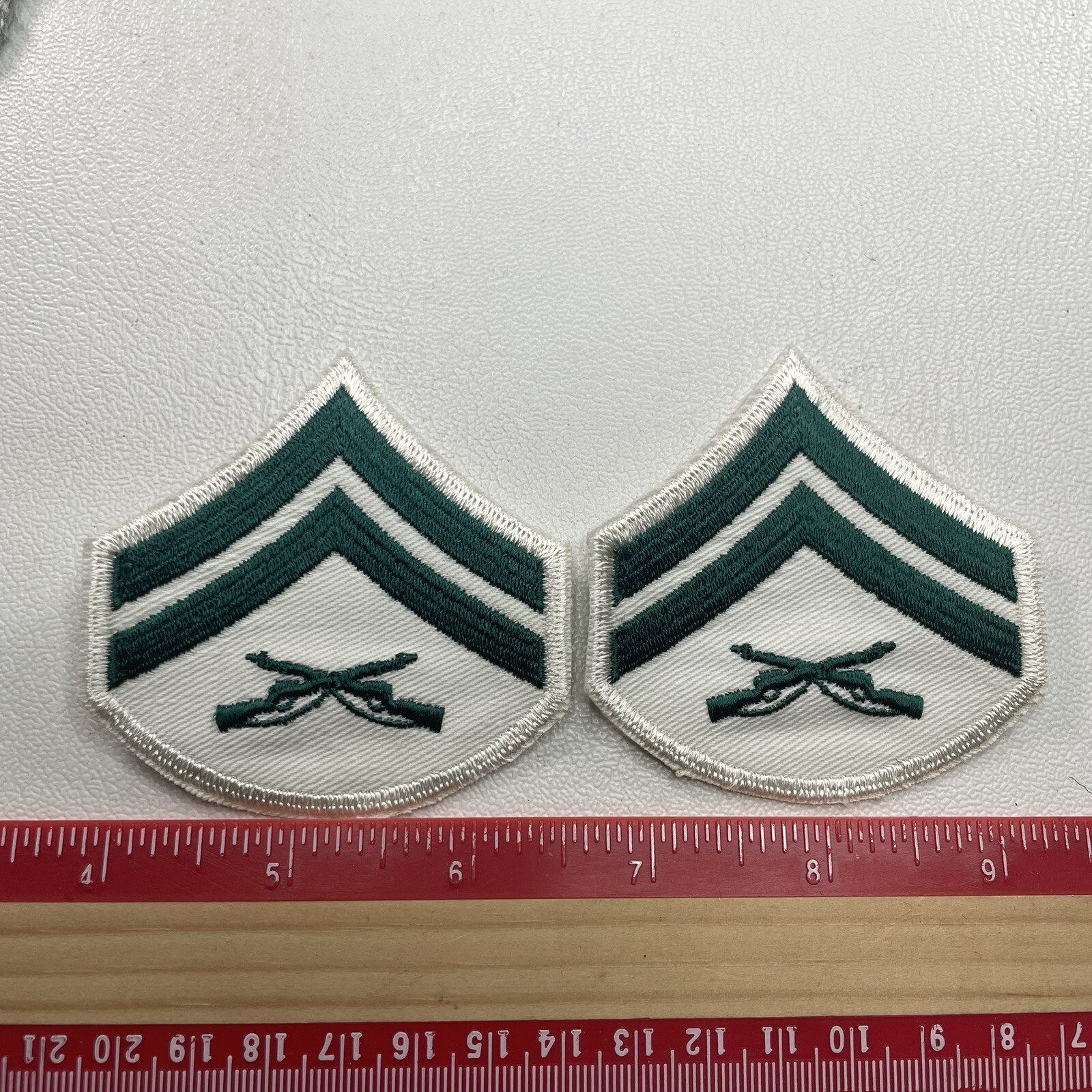 SMALL Size (Marine Corps Corporal I Think) 2 Patches P019