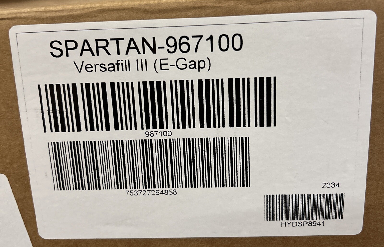 Spartan Versafill III Clean On The Go 967100 NEW