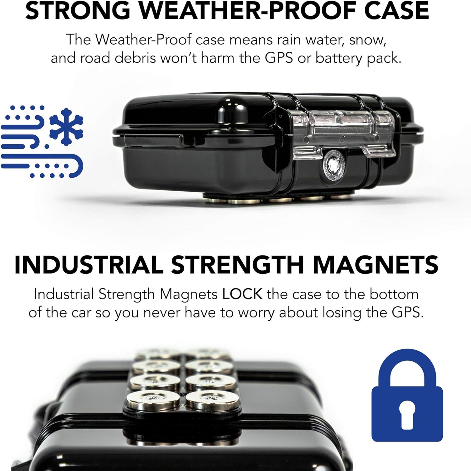 GPS Car Tracker - Hidden Tracker for Vehicles - Long Lasting Battery 140-Day ...