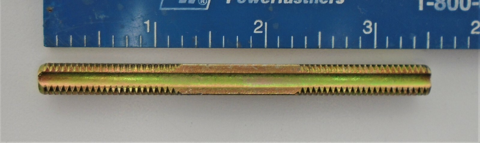 BALDWIN 3.5" x 1/4 Broached & Threaded Passage Straight Spindle #824J