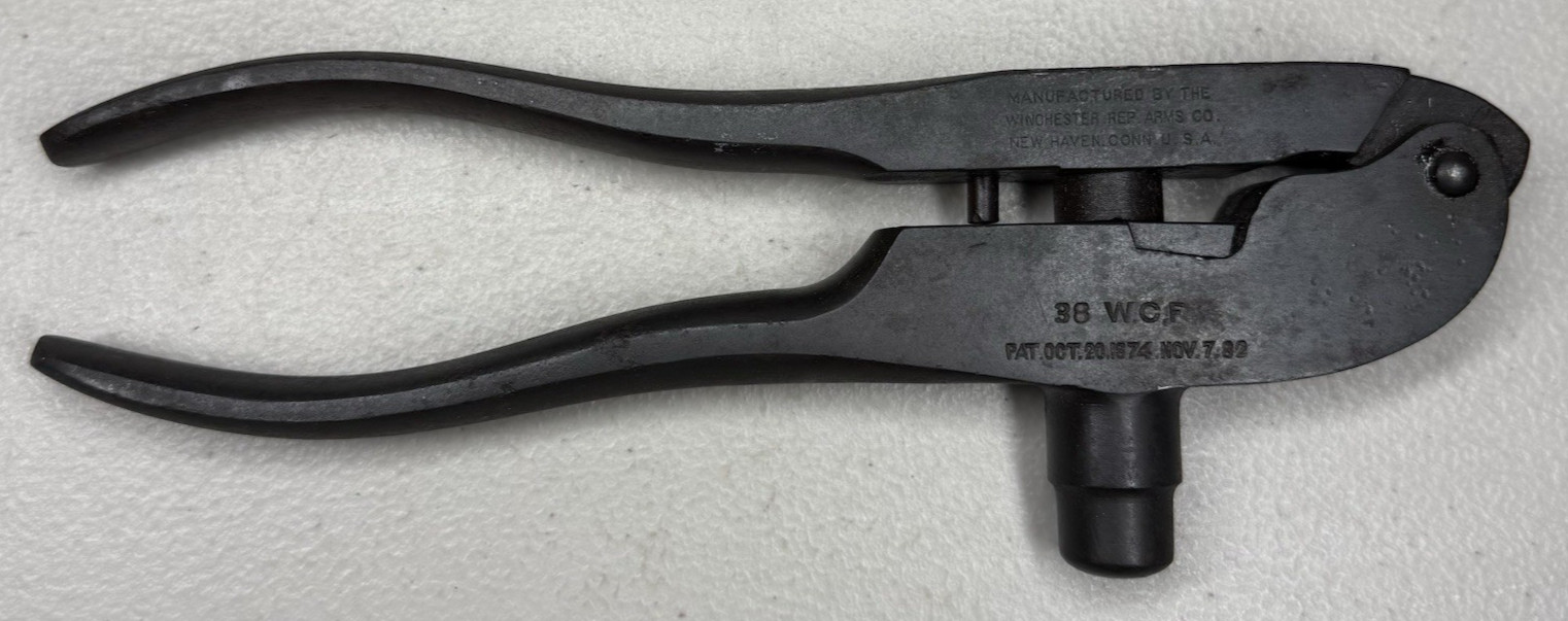 Vintage Winchester Hand Reloading Tool 38 WCF / .38-40 USA Pat. 1874 & 1882